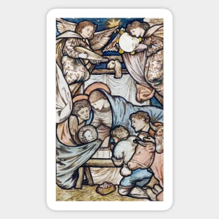 Classic Christmas Nativity Sticker